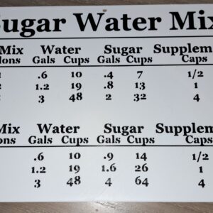 Sugar Water Mix Sign