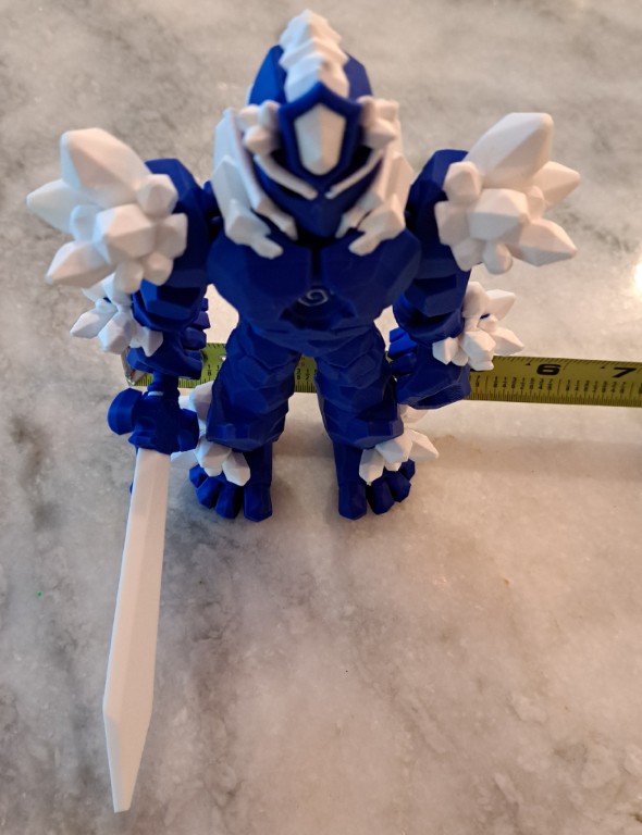 Crystal Warrior Articulating Flexible Toy - Image 6