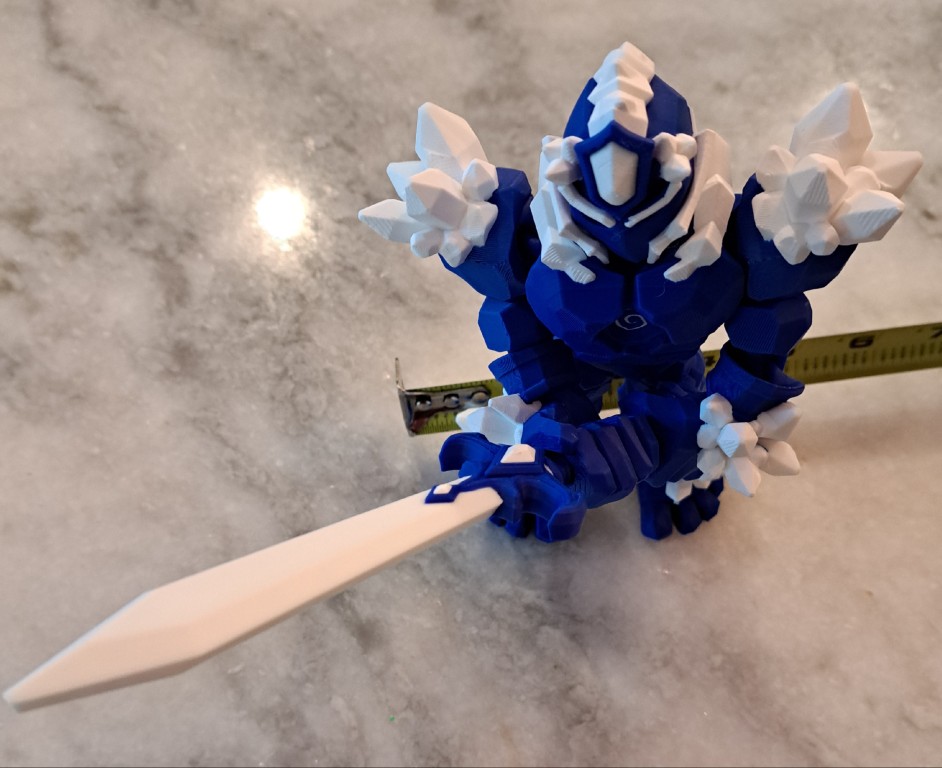 Crystal Warrior Articulating Flexible Toy - Image 5