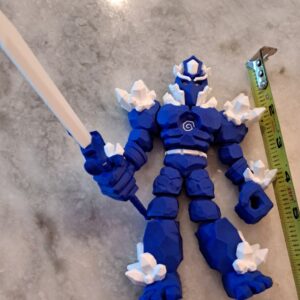 Crystal Warrior Articulating Flexible Toy