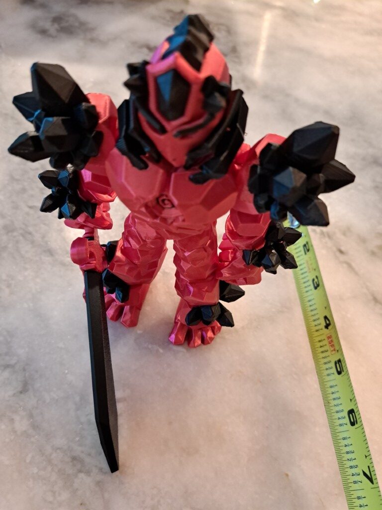 Crystal Warrior Articulating Flexible Toy - Image 15