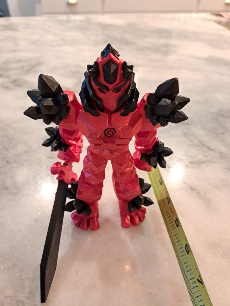 Crystal Warrior Articulating Flexible Toy - Image 14