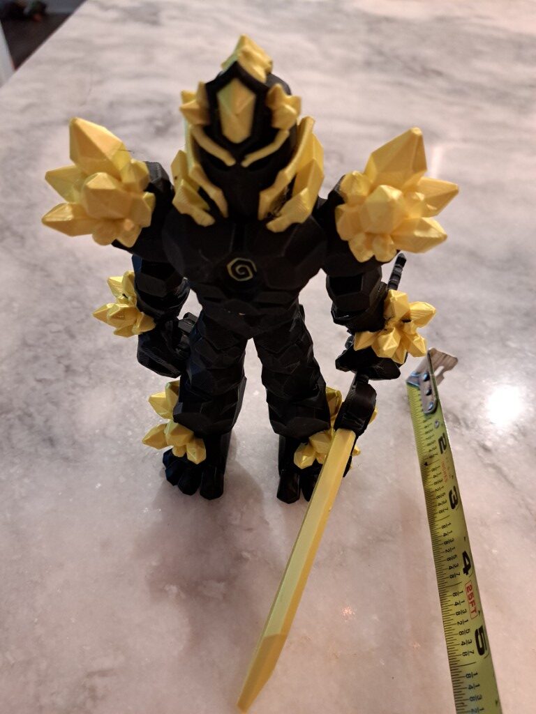Crystal Warrior Articulating Flexible Toy - Image 13