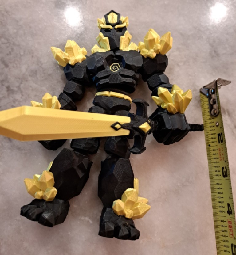 Crystal Warrior Articulating Flexible Toy - Image 12