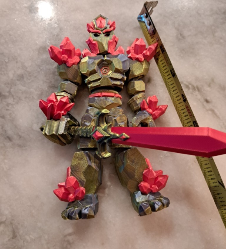 Crystal Warrior Articulating Flexible Toy - Image 17