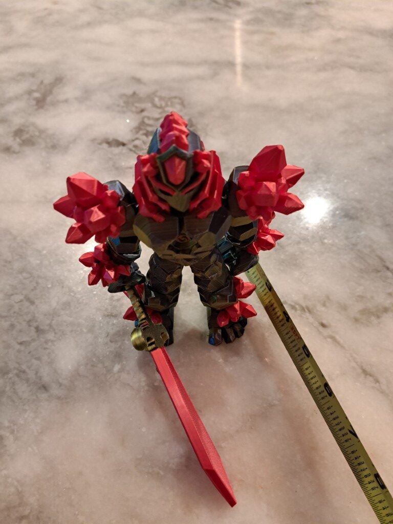 Crystal Warrior Articulating Flexible Toy - Image 18