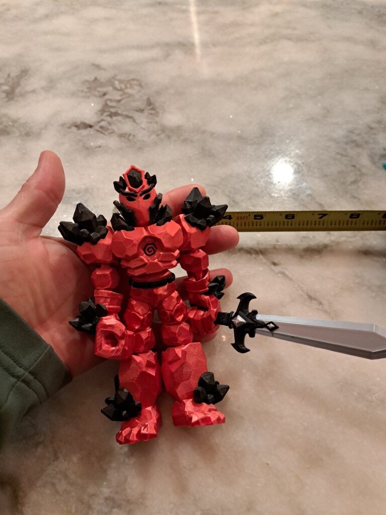 Crystal Warrior Articulating Flexible Toy - Image 19